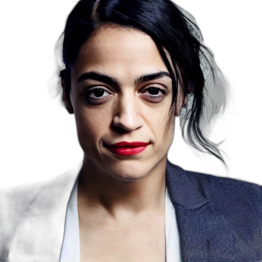 face, jacket, staff, photorealistic transparent PNG cut-out