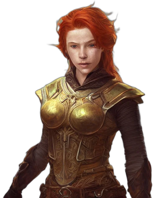 face, fantasy art, concept art, comic book art transparent PNG cut-out