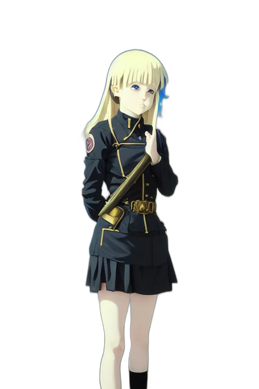 staff, jacket, sword, dress transparent PNG cut-out