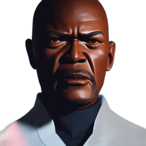 face, staff, jacket, robot transparent PNG cut-out