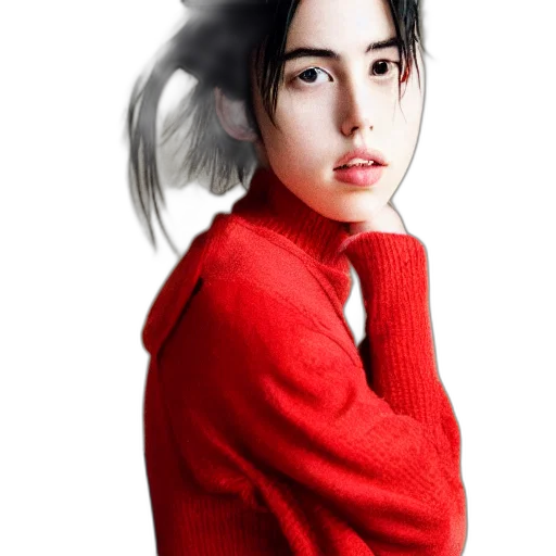 hair, jacket, face, creature, photorealistic, fantasy art, anime, cartoon transparent PNG cut-out