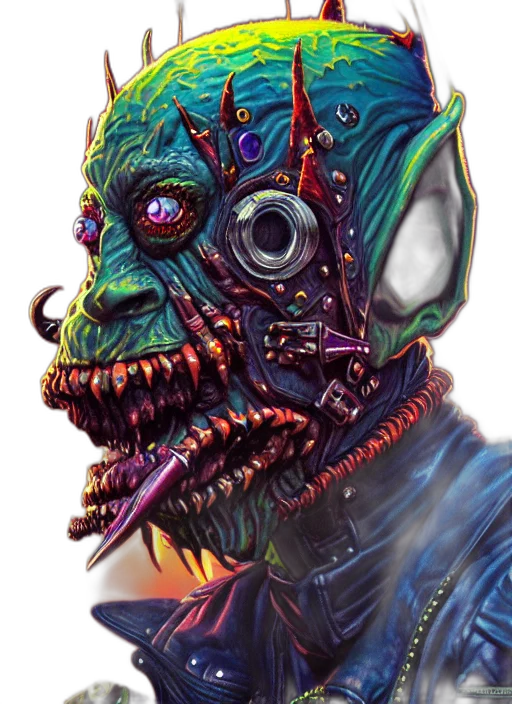 mask, robot, creature, face, cyberpunk, concept art, comic book art, fantasy art transparent PNG cut-out