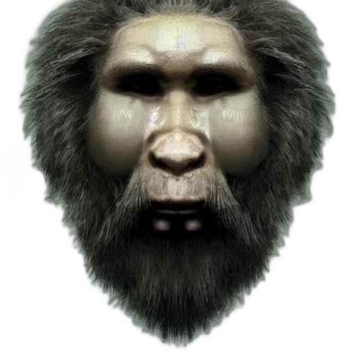 animal, face, creature, mask, photorealistic, 3d render, concept art, fantasy art transparent PNG cut-out