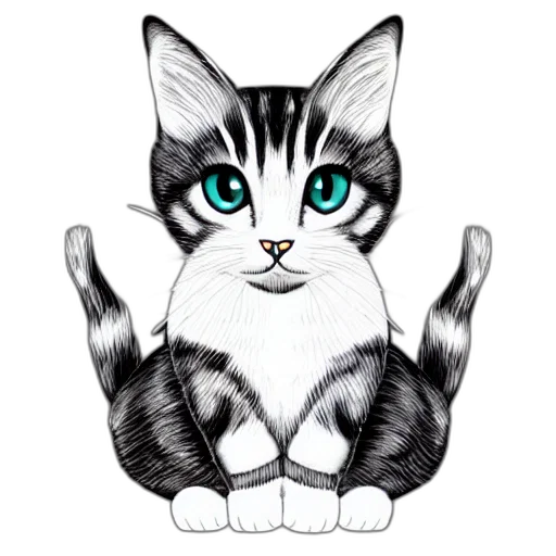 animal, staff, jewelry, cartoon, pixel art, photorealistic, 3d render, cat transparent PNG cut-out