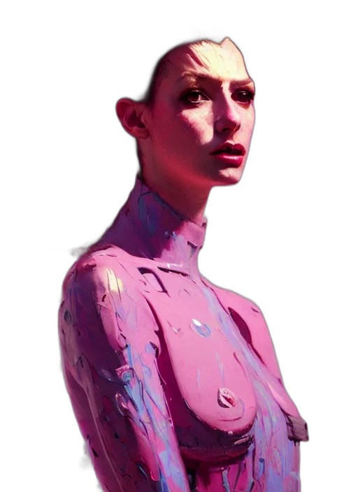 dress, face, robot, jacket transparent PNG cut-out