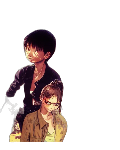 jacket, comic book art, concept art, watercolor transparent PNG cut-out