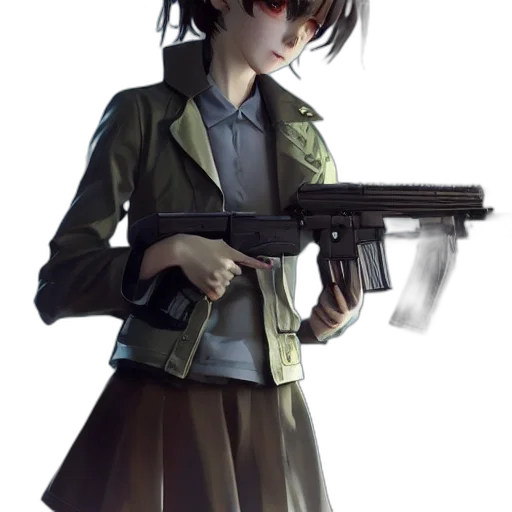 weapon, jacket, staff, animal transparent PNG cut-out