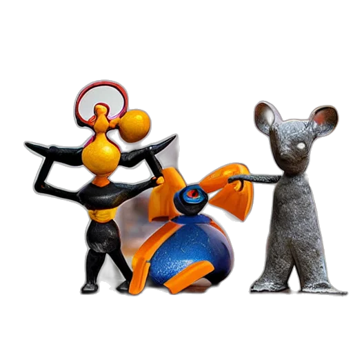 staff, animal, 3d render, concept art transparent PNG cut-out