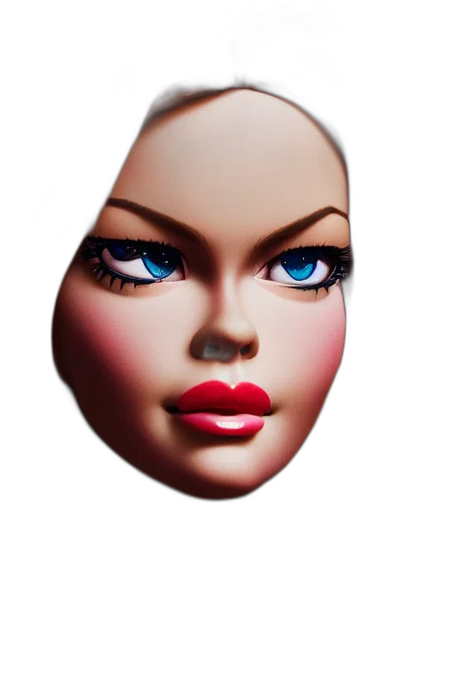 face, mask, jewelry, hair transparent PNG cut-out