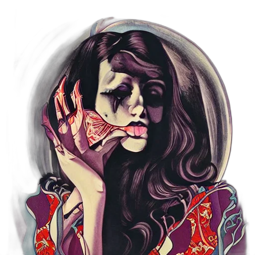 mask, face, jewelry, dress transparent PNG cut-out