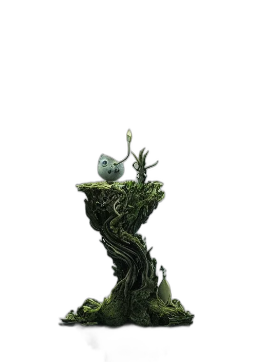 creature, tree, dragon, dress transparent PNG cut-out