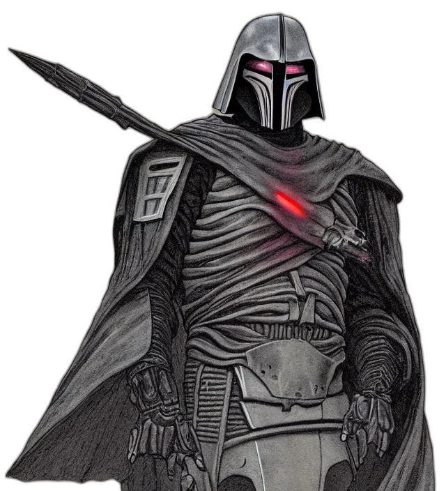 concept art, fantasy art, comic book art, portrait transparent PNG cut-out