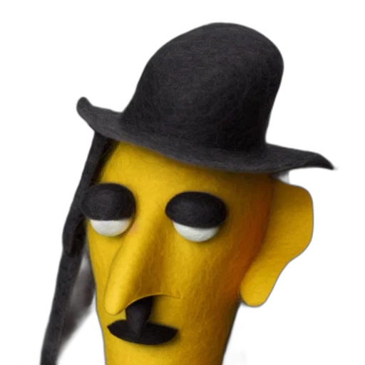 hat, mask, face, staff, 3d render, concept art, cartoon, photorealistic transparent PNG cut-out