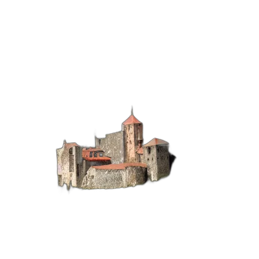 crown, building, dragon, staff transparent PNG cut-out
