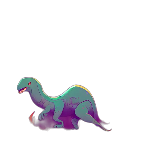 dragon, creature, animal, weapon, vaporwave, concept art, 3d render, pixel art transparent PNG cut-out