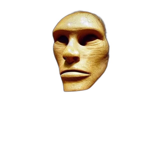 mask, face, creature, crown, 3d render, photorealistic, concept art, vaporwave transparent PNG cut-out