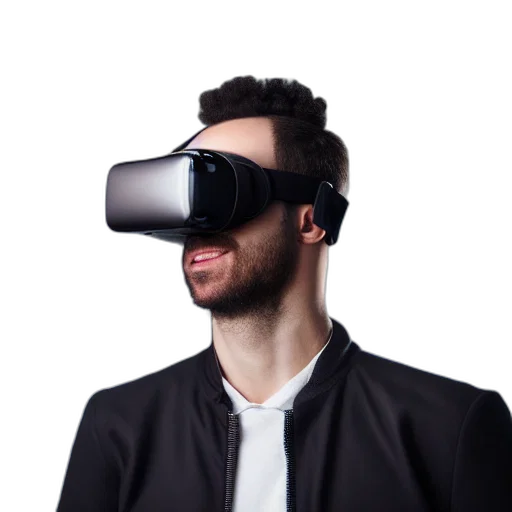 staff, 3d render, portrait, handsome transparent PNG cut-out