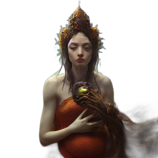 crown, dragon, creature, jewelry transparent PNG cut-out