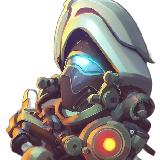 robot, mask, weapon, face transparent PNG cut-out