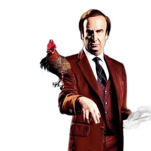animal, red, saul, goodman, rooster, saw, movie, torture transparent PNG cut-out