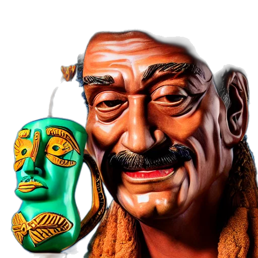 mask, face, staff, photorealistic transparent PNG cut-out