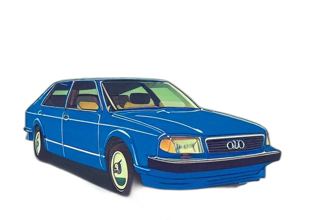 car, photorealistic, vaporwave, concept art transparent PNG cut-out