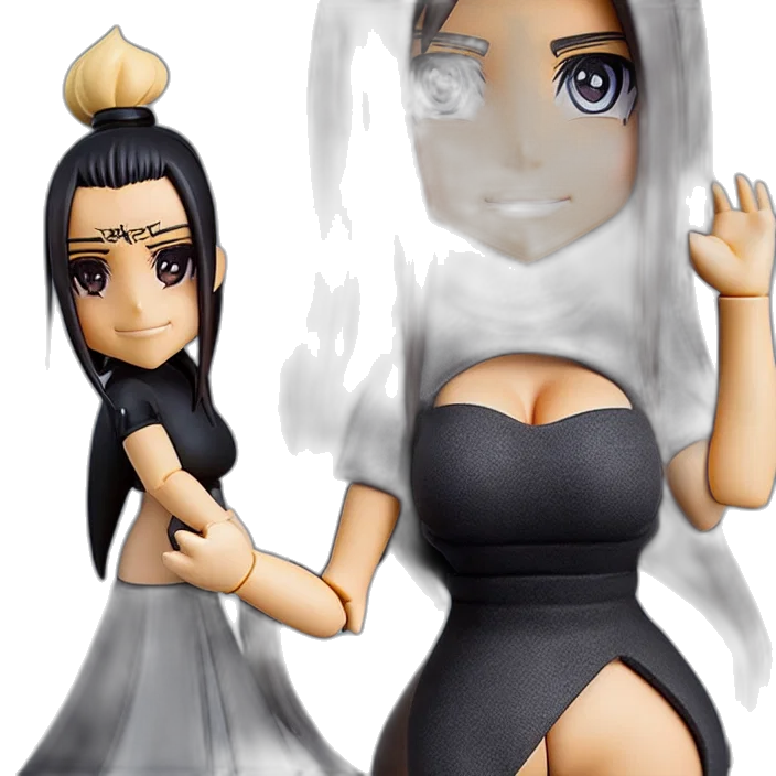 dress, 3d render, concept art, anime transparent PNG cut-out