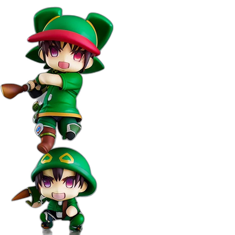 staff, weapon, 3d render, pixel art transparent PNG cut-out