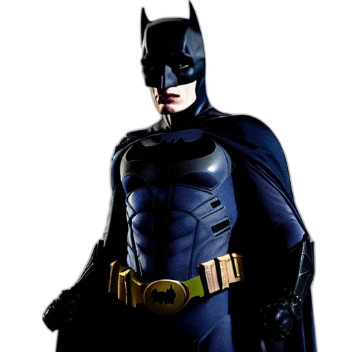 comic book art, concept art, 3d render, photorealistic, cillian, murphy, batman transparent PNG cut-out