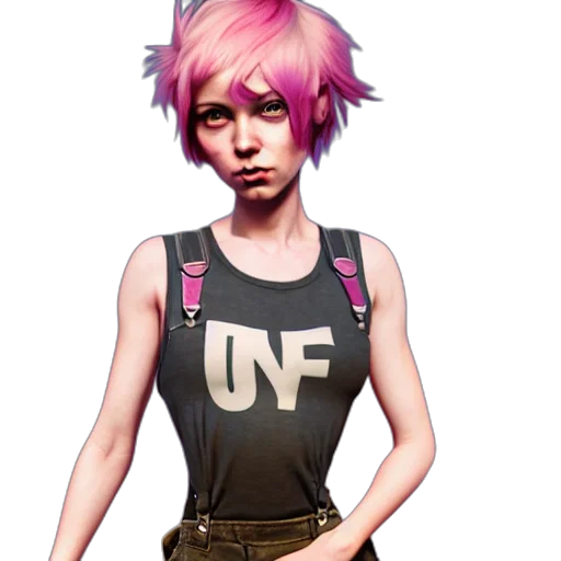 staff, jacket, concept art, cyberpunk, fantasy art, pixel art, neon, colorful transparent PNG cut-out