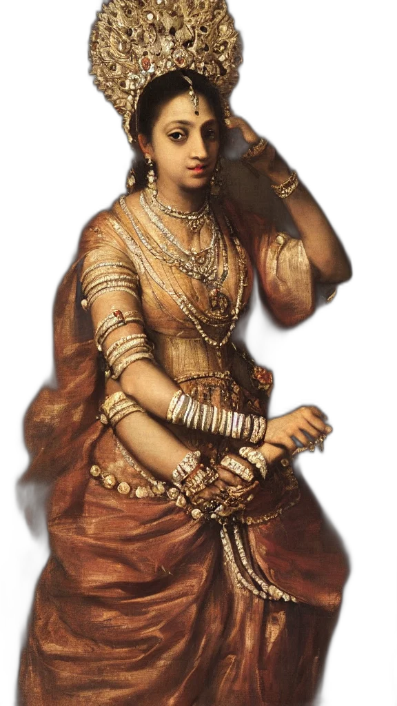jewelry, staff, face, crown, oil painting, photorealistic, concept art, pencil sketch transparent PNG cut-out