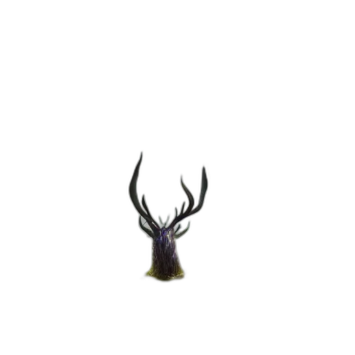 crown, animal, creature, hair, concept art, 3d render, pixel art, fantasy art transparent PNG cut-out