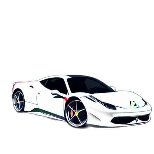 car, weapon, 3d render, photorealistic transparent PNG cut-out