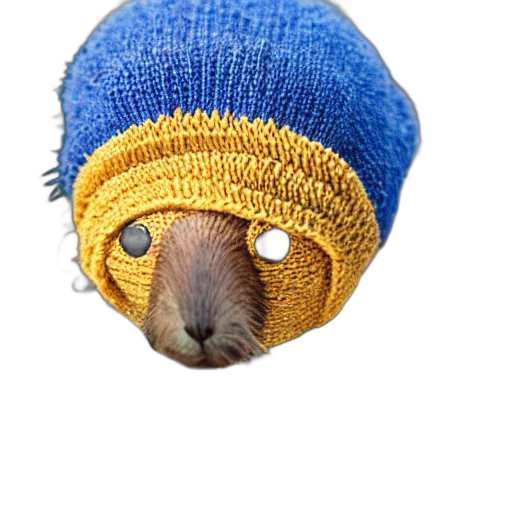 hat, animal, creature, staff transparent PNG cut-out