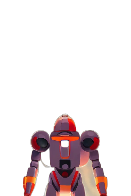 robot, weapon, creature, animal, concept art, 3d render, pixel art, watercolor transparent PNG cut-out