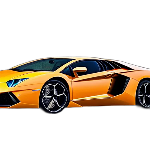 car, weapon, photorealistic, 3d render transparent PNG cut-out