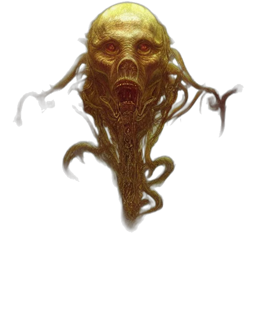 mask, creature, face, staff, concept art, fantasy art, pixel art, photorealistic transparent PNG cut-out