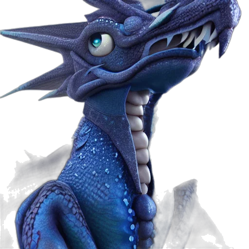 dragon, creature, animal, staff transparent PNG cut-out
