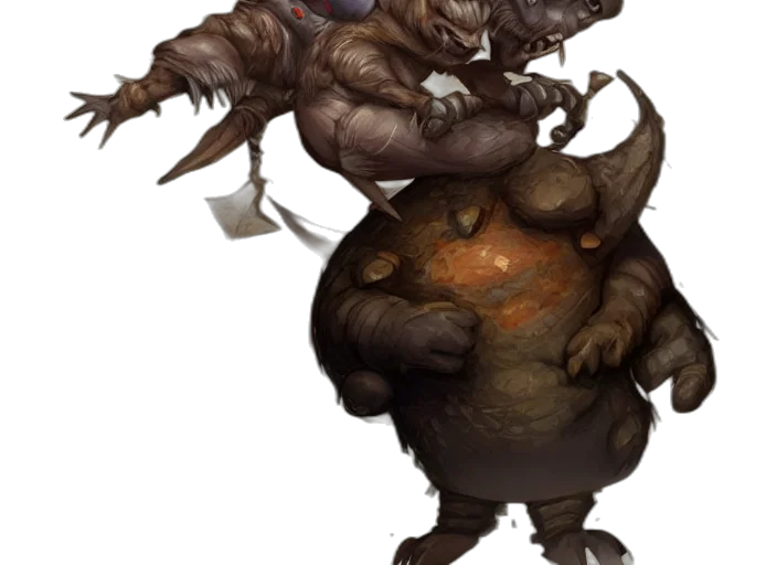 creature, dragon, staff, weapon transparent PNG cut-out