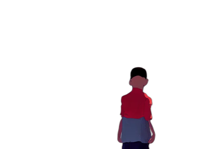 jacket, dress, face, robot, pixel art, 3d render, concept art, cartoon transparent PNG cut-out