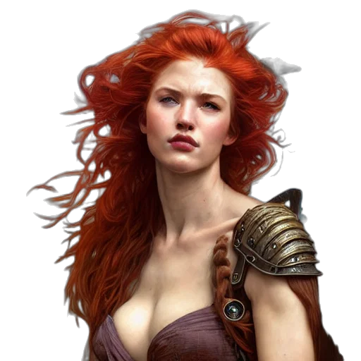 face, hair, dragon, crown transparent PNG cut-out