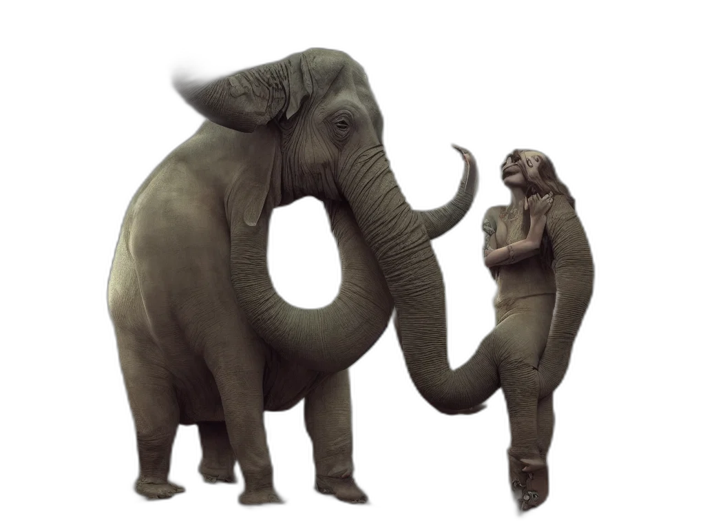 animal, creature, staff, weapon transparent PNG cut-out