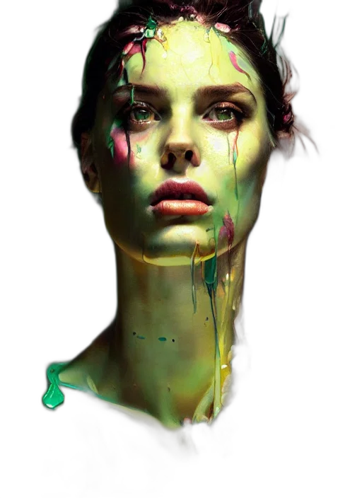 face, mask, photorealistic, concept art transparent PNG cut-out