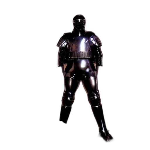 robot, staff, jacket, sword transparent PNG cut-out