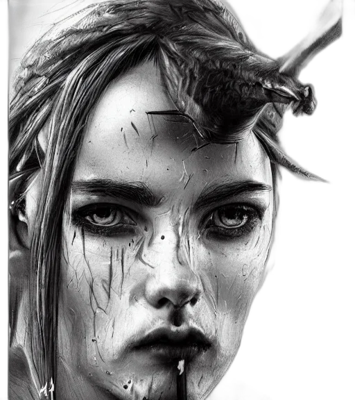 face, mask, hair, crown transparent PNG cut-out