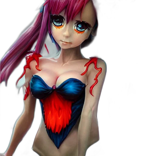 dress, 3d render, fantasy art, concept art transparent PNG cut-out