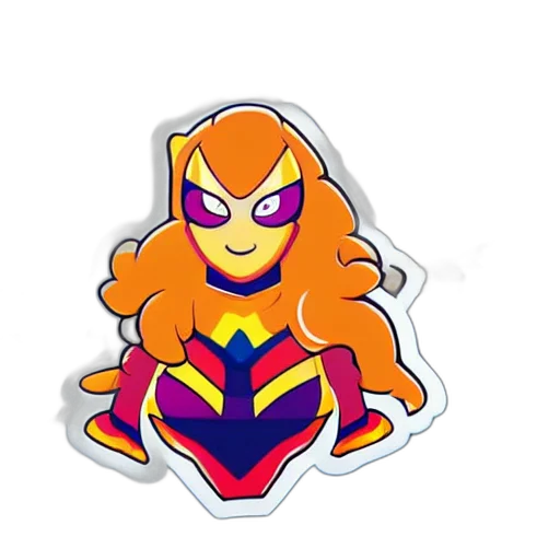 cartoon, cute, miss, mascot transparent PNG cut-out