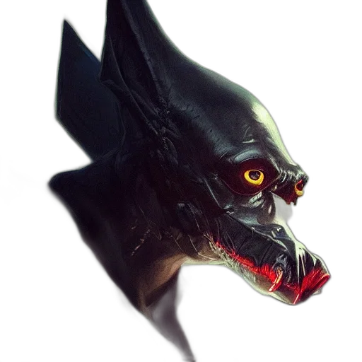 dragon, mask, creature, face, concept art, 3d render, fantasy art, photorealistic transparent PNG cut-out
