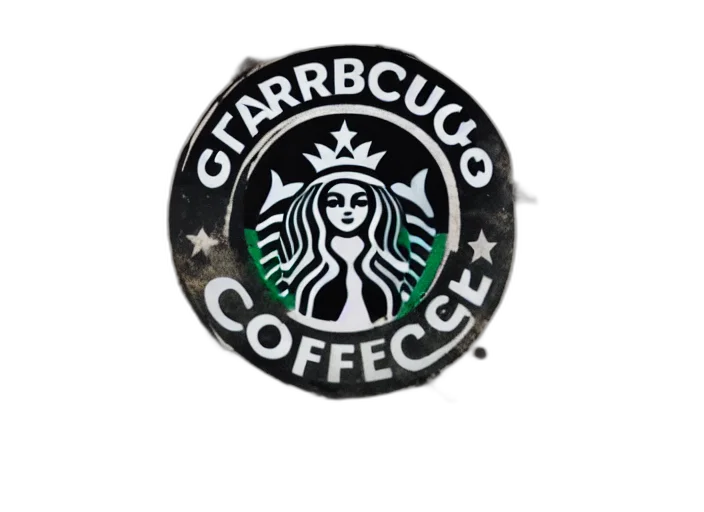 staff, 3d render, photorealistic, starbuck, logo, dirty, dog, disgusted transparent PNG cut-out