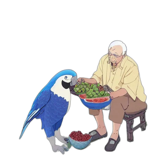food, animal, creature, concept art, pixel art, anime, watercolor, forest transparent PNG cut-out